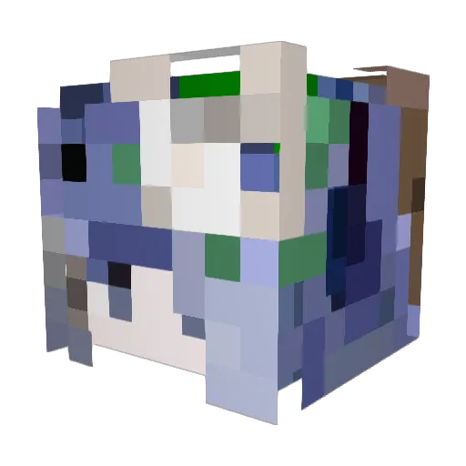 yinweishixun Minecraft avatar head, 3D render