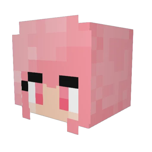 yipix412 Minecraft avatar head, 3D render