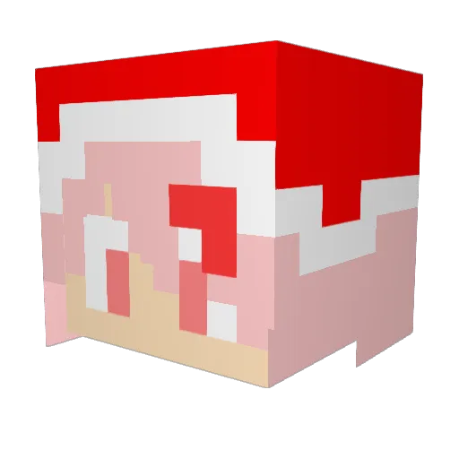 yipjohn Minecraft avatar head, 3D render
