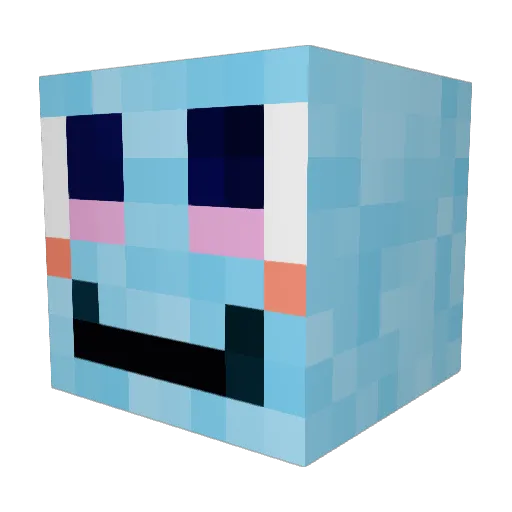 yipmarcus Minecraft avatar head, 3D render