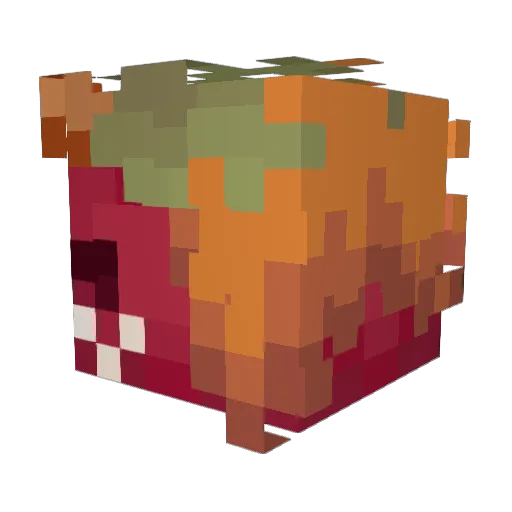 yippybuddi Minecraft avatar head, 3D render