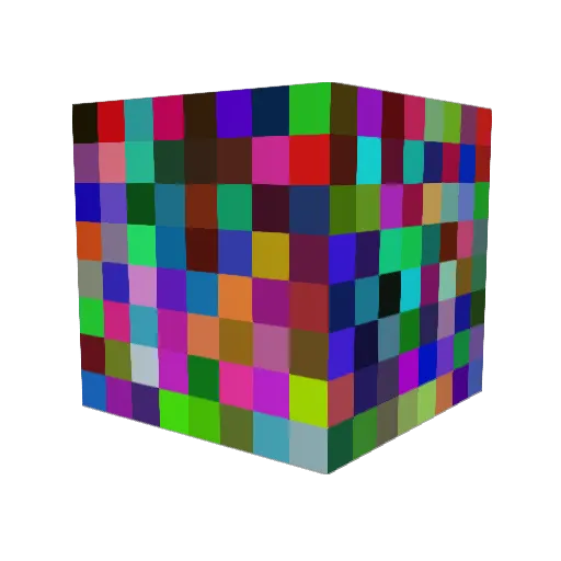 yiriza Minecraft avatar head, 3D render