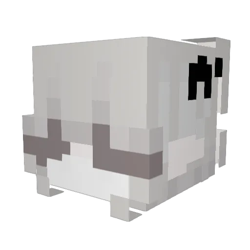 yirq Minecraft avatar head, 3D render