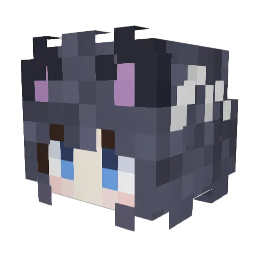 yisaer132 Minecraft avatar head, 3D render
