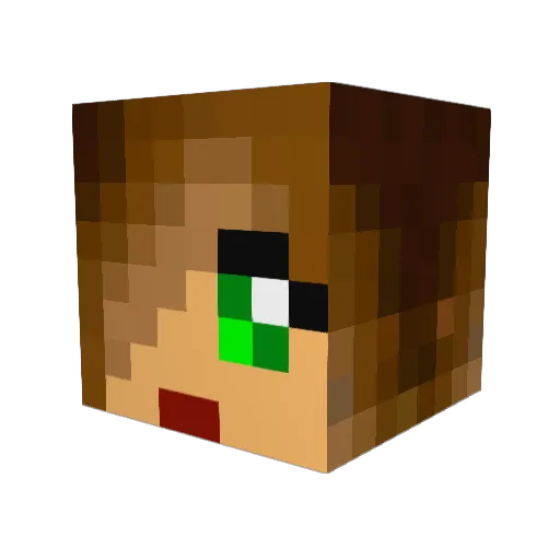 yisu0731 Minecraft avatar head, 3D render