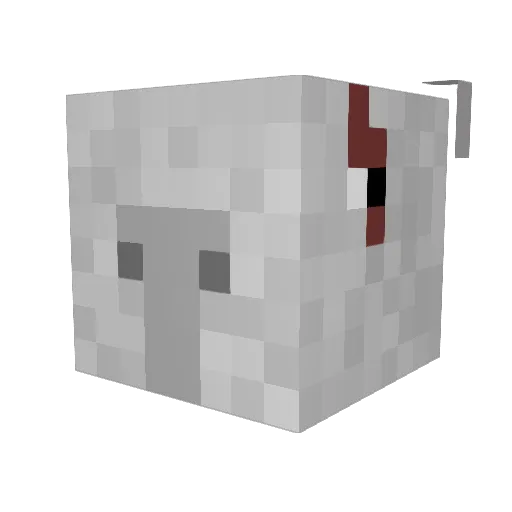 yisuspa12 Minecraft avatar head, 3D render