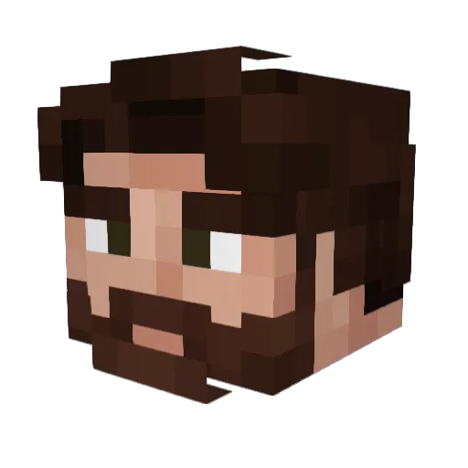 yit_gone_flurgin Minecraft avatar head, 3D render