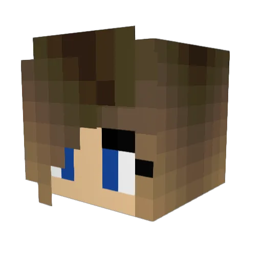 yiun1125 Minecraft avatar head, 3D render