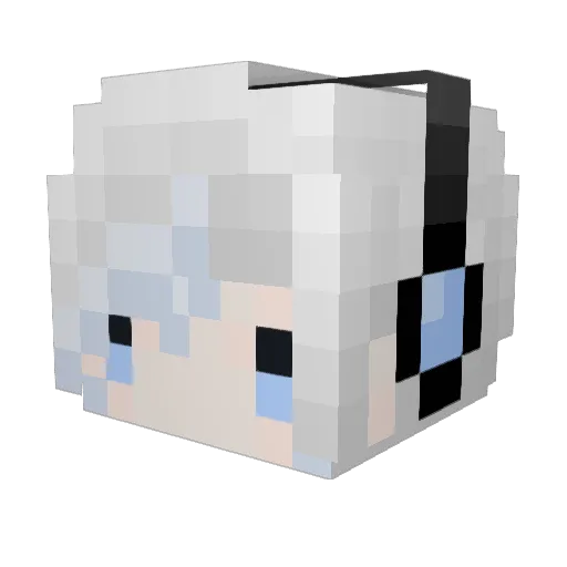 yiyes123 Minecraft avatar head, 3D render