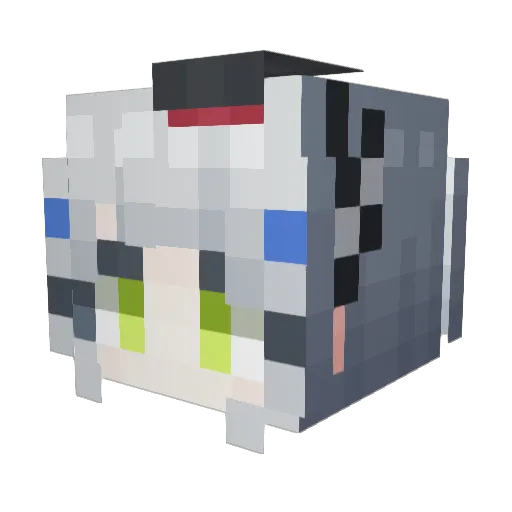 yjh3947 Minecraft avatar head, 3D render