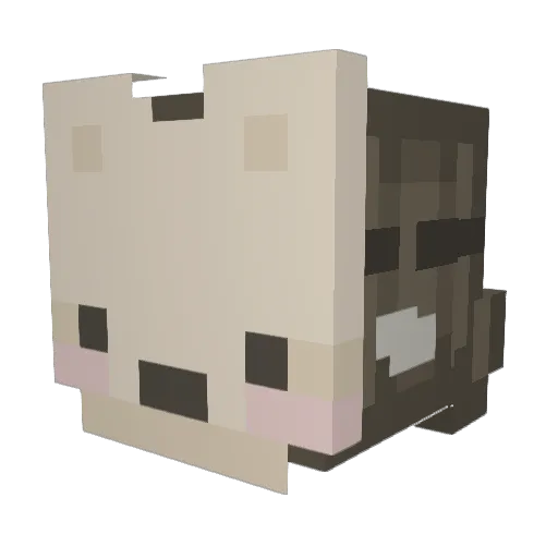 yjoeh Minecraft avatar head, 3D render