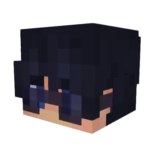 yjoshs Minecraft avatar head, 3D render