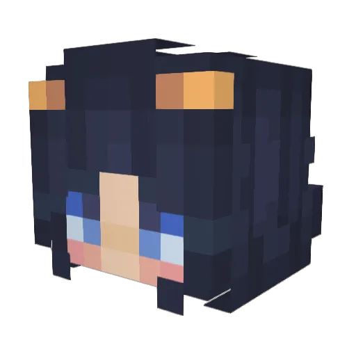 yjy4 Minecraft avatar head, 3D render