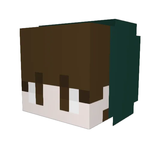 yjyj0729 Minecraft avatar head, 3D render