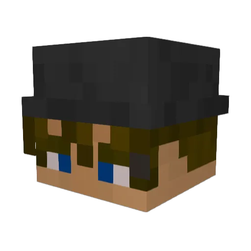 ykcharliee Minecraft avatar head, 3D render
