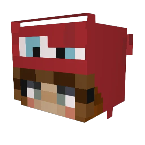ykhkay Minecraft avatar head, 3D render