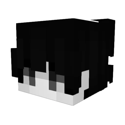 ykidc Minecraft avatar head, 3D render