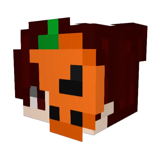 ykjar Minecraft avatar head, 3D render