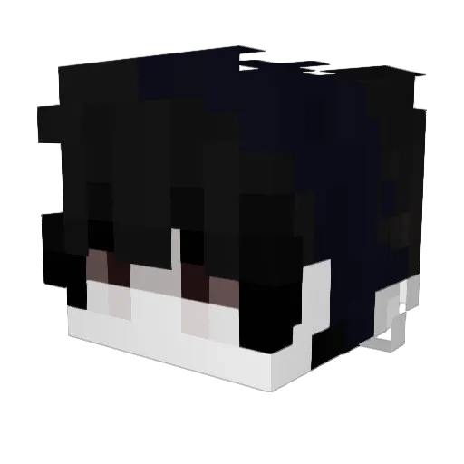 ykkota Minecraft avatar head, 3D render