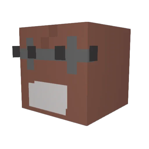 ykms Minecraft avatar head, 3D render