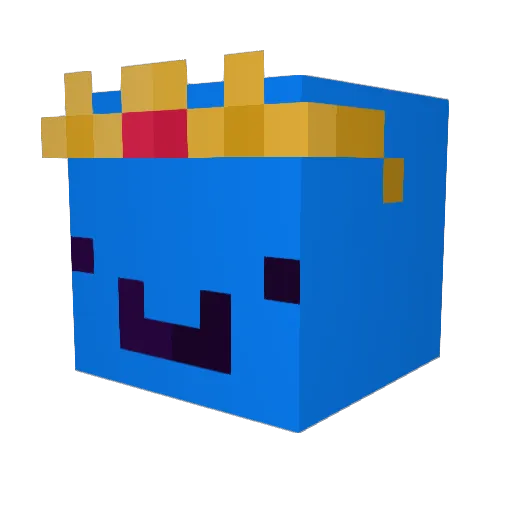ykmykei Minecraft avatar head, 3D render