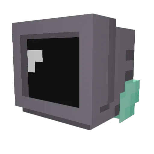 yksus Minecraft avatar head, 3D render