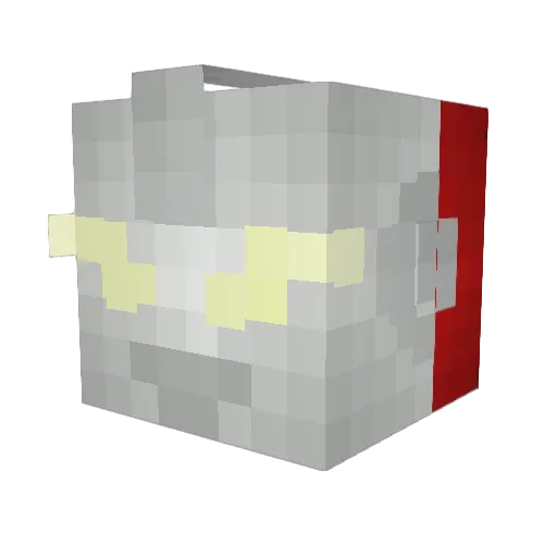 ykxbz Minecraft avatar head, 3D render