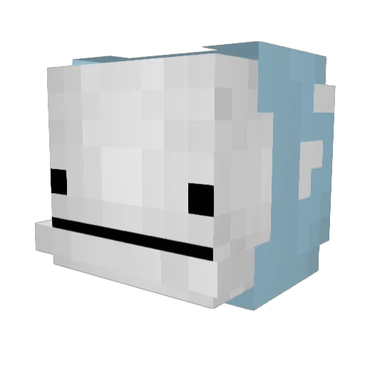 ykyenyi_23 Minecraft avatar head, 3D render