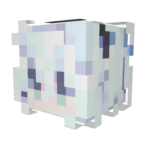 ykzkr8563 Minecraft avatar head, 3D render