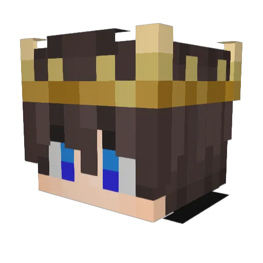yleo_infinity Minecraft avatar head, 3D render