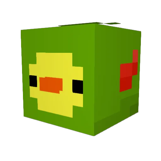 ylevantar Minecraft avatar head, 3D render