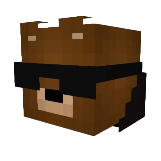 ylevl Minecraft avatar head, 3D render