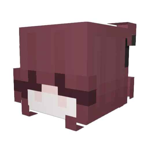 ylkiss Minecraft avatar head, 3D render