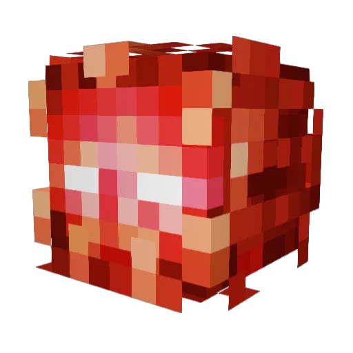 ylliesque Minecraft avatar head, 3D render