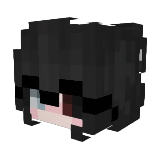 ylofyy Minecraft avatar head, 3D render