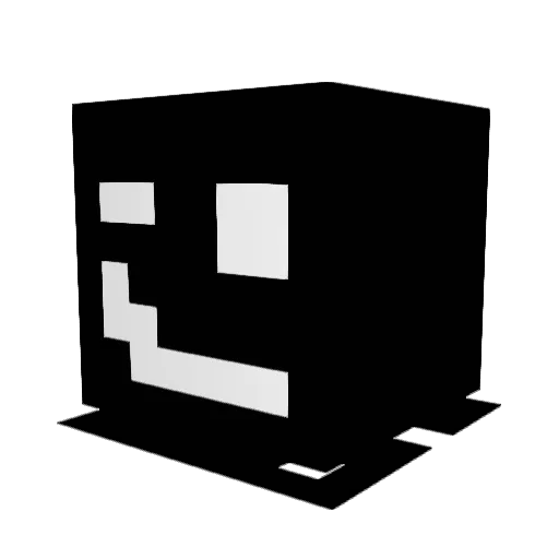 ylssuA Minecraft avatar head, 3D render