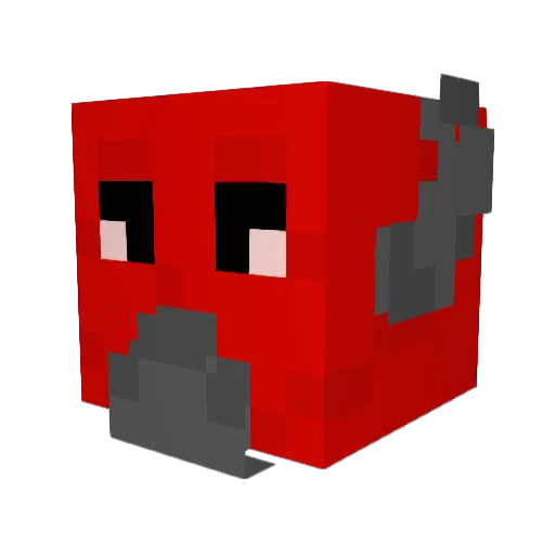 ylus Minecraft avatar head, 3D render