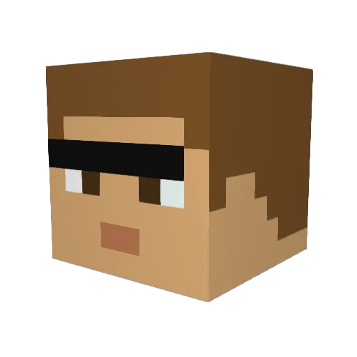 ymchs795 Minecraft avatar head, 3D render