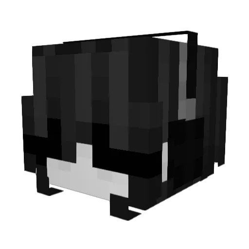 ymci Minecraft avatar head, 3D render