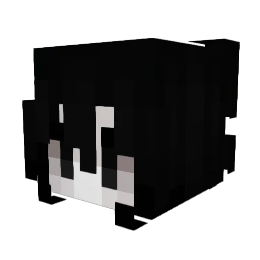ymiue Minecraft avatar head, 3D render