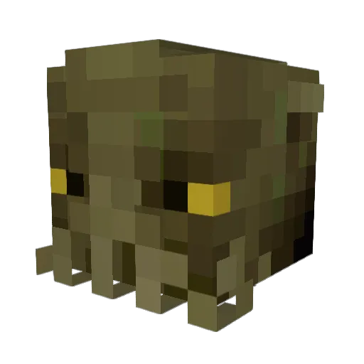 yml12 Minecraft avatar head, 3D render