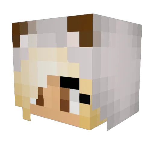 ymmmaS Minecraft avatar head, 3D render