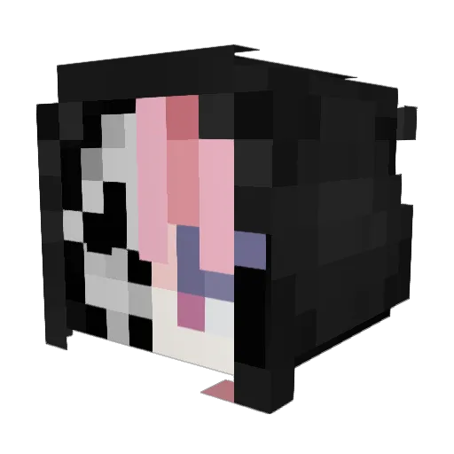ynatt Minecraft avatar head, 3D render