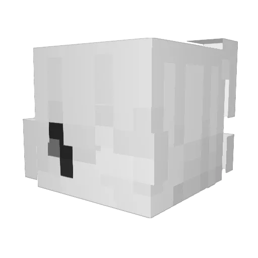 ynderpills Minecraft avatar head, 3D render