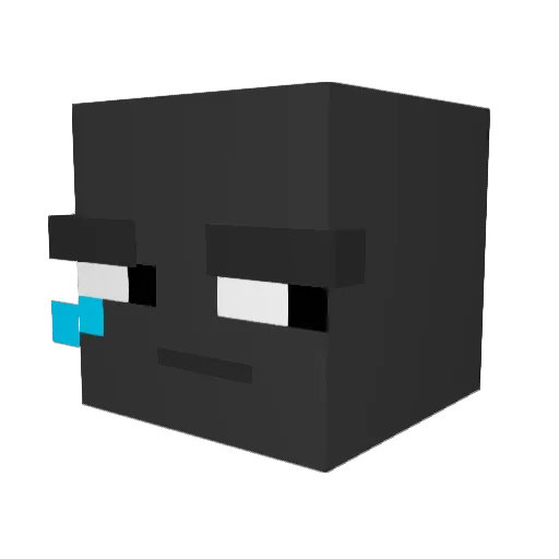 yngBRANb Minecraft avatar head, 3D render