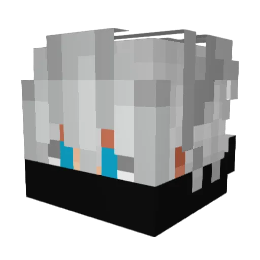 ynlxvx Minecraft avatar head, 3D render