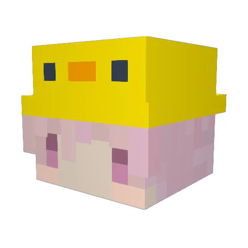 ynnn06 Minecraft avatar head, 3D render