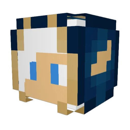 ynnnam_ Minecraft avatar head, 3D render