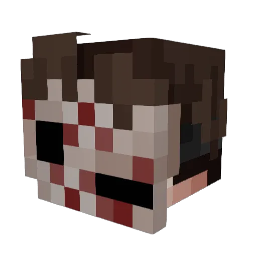 ynnovv Minecraft avatar head, 3D render