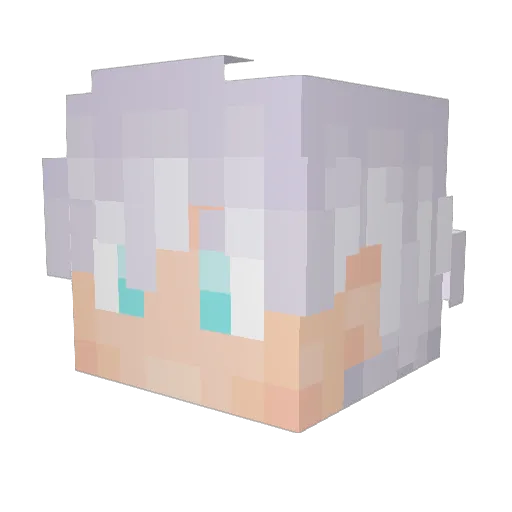 ynowmy Minecraft avatar head, 3D render
